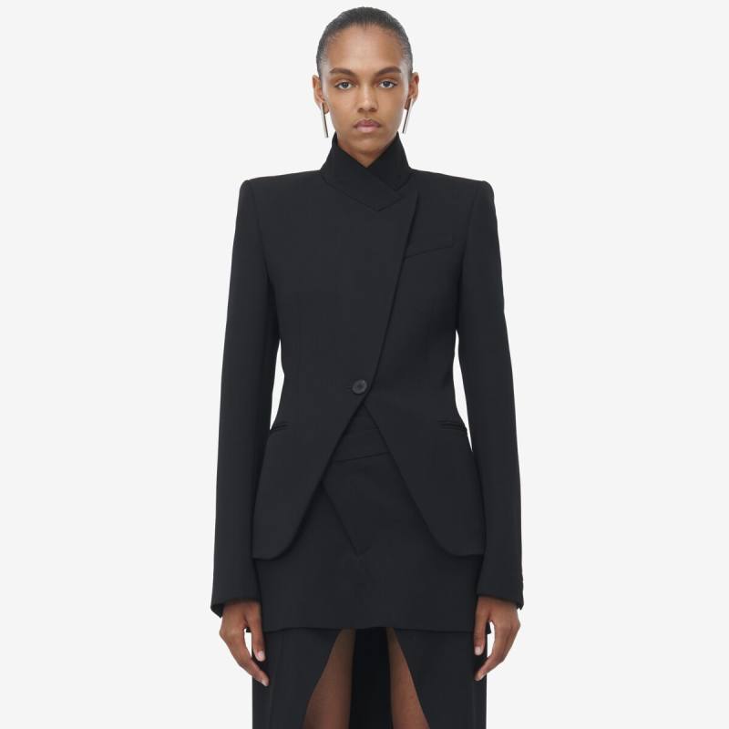 ALEXANDER MCQUEEN - Twisted Spliced Jacket - Item 802643QJACH1000